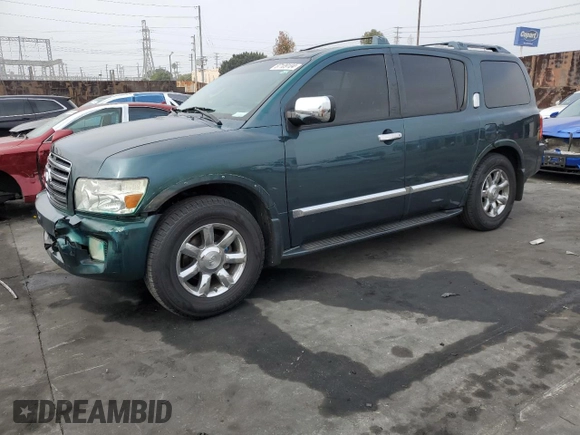 2004 Infiniti QX56 with VIN 5N3AA08A94N810964, listed as a Copart auction lot 87109104 with 0 mi miles and Salvage Title. Bid and sale history available at carsss.com. Image 1.