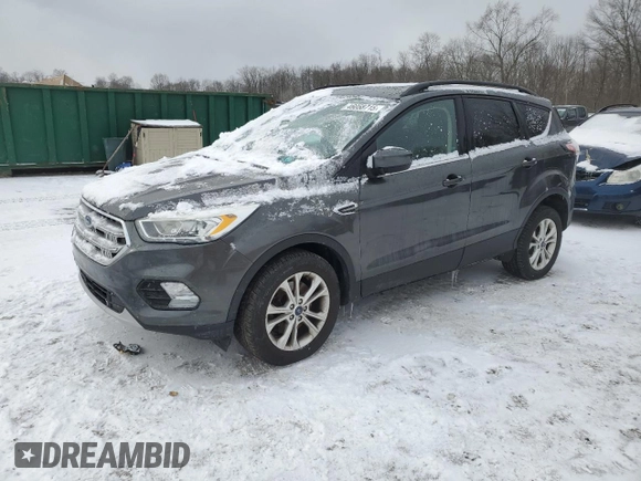 2017 Ford Escape SE with VIN 1FMCU9G96HUB27779, listed as a Copart auction lot 46058715 with 110,904 mi miles and Salvage Title. Bid and sale history available at carsss.com. Image 1.