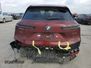 2023 BMW iX xDrive50 with VIN WB523CF01PCM76013, listed as a Copart auction lot 48326965 with 18,923 mi miles and Salvage Title. Bid and sale history available at carsss.com. Image 6.