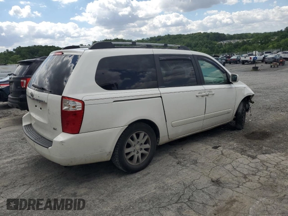 2006 Kia Sedona LX with VIN KNDMB233366052094, listed as a Copart auction lot 58241074 with 181,295 mi miles and Salvage Title. Bid and sale history available at carsss.com. Image 3.
