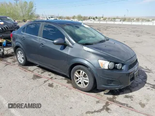 2013 Chevrolet Sonic LT with VIN 1G1JC5SH0D4162312, listed as a IAAI auction lot 42045825 with 152,500 mi miles and . Bid and sale history available at DreamBid. Image 1.