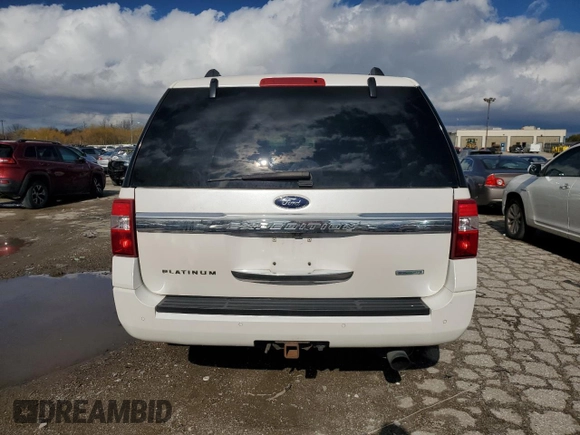 2017 Ford Expedition EL Platinum with VIN 1FMJK1MT6HEA38772, listed as a Copart auction lot 79301634 with 228,944 mi miles and Salvage Title. Bid and sale history available at carsss.com. Image 6.