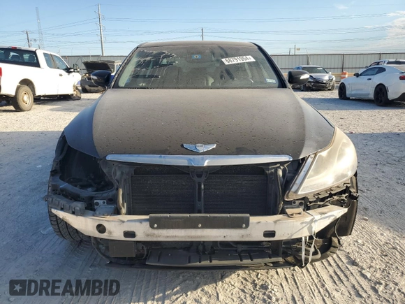 2013 Hyundai Genesis 3.8L with VIN KMHGC4DD2DU235018, listed as a Copart auction lot 68791954 with 171,739 mi miles and Salvage Title. Bid and sale history available at carsss.com. Image 5.