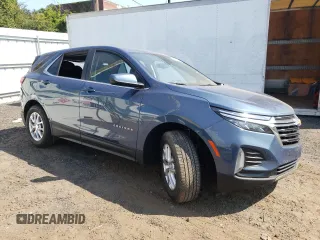 2024 Chevrolet Equinox LT with VIN 3GNAXUEG8RL364851, listed as a Copart auction lot 71069054 with Not Provided miles and Salvage Title. Bid and sale history available at DreamBid. Image 4.