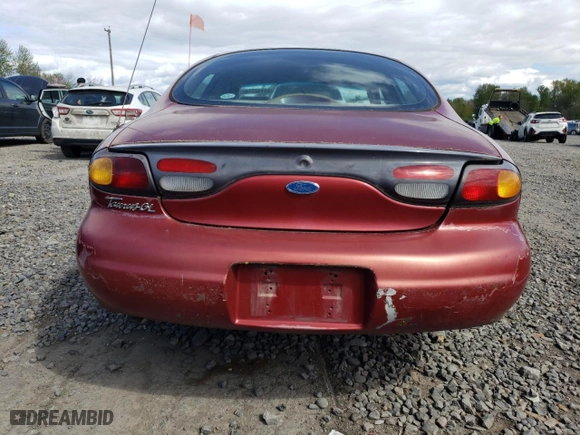 1997 Ford Taurus GL with VIN 1FALP52U4VG234295, listed as a Copart auction lot 51112714 with 118,005 mi miles and Salvage Title. Bid and sale history available at carsss.com. Image 6.