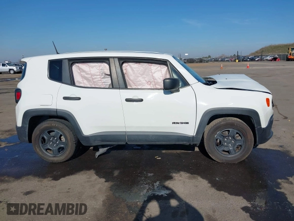 2017 Jeep Renegade Sport with VIN ZACCJAAB5HPF97197, listed as a IAAI auction lot 41368131 with 90,289 mi miles and . Bid and sale history available at DreamBid. Image 13.