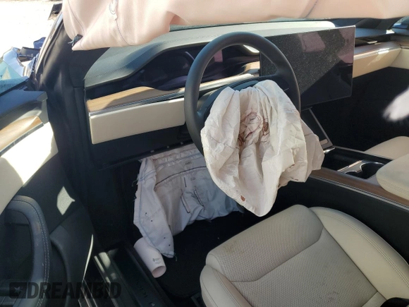 2023 Tesla Model S with VIN 5YJSA1E59PF522444, listed as a Copart auction lot 49835095 with Not provided miles and Salvage title. Bid and sale history available at DreamBid. Image 8.