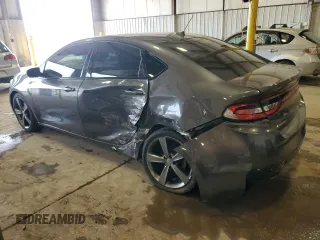 2015 Dodge Dart GT with VIN 1C3CDFEB6FD223566, listed as a Copart auction lot 49812795 with 120,704 mi miles and Salvage Title. Bid and sale history available at carsss.com. Image 2.