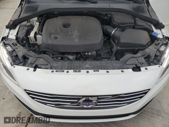 2017 Volvo V60 Premier with VIN YV140MEK1H1347758, listed as a Copart auction lot 74616154 with 0 mi miles and Salvage Title. Bid and sale history available at carsss.com. Image 12.