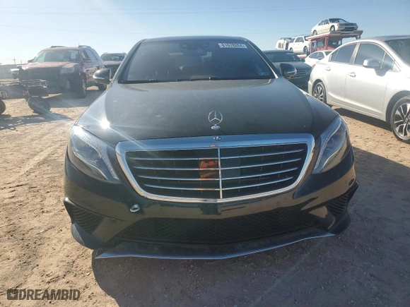 2015 Mercedes-Benz S-Class S 63 AMG with VIN WDDUG7JB2FA070548, listed as a Copart auction lot 81078264 with 33,880 mi miles and Salvage Title. Bid and sale history available at carsss.com. Image 5.