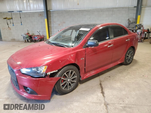 2015 Mitsubishi Lancer SE with VIN JA32V2FW5FU010749, listed as a Copart auction lot 47411335 with 72,934 mi miles and Salvage Title. Bid and sale history available at carsss.com. Image 1.