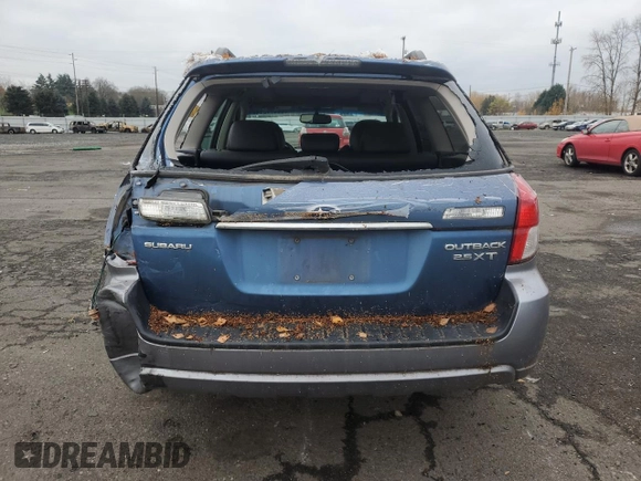 2009 Subaru Outback XT Limited with VIN 4S4BP63C596314472, listed as a Copart auction lot 82874214 with 106,469 mi miles and Salvage title. Bid and sale history available at DreamBid. Image 6.