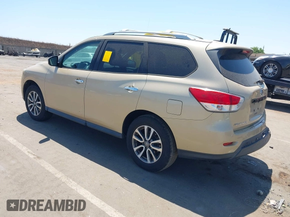 2013 Nissan Pathfinder SL with VIN 5N1AR2MM7DC645084, listed as a IAAI auction lot 42633104 with 268,182 mi miles and . Bid and sale history available at DreamBid. Image 3.