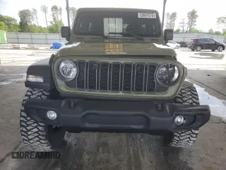 2025 Jeep Wrangler Sport S with VIN 1C4PJXDG7SW536309, listed as a Copart auction lot 53847575 with 1,476 mi miles and Salvage title. Bid and sale history available at DreamBid. Image 5.
