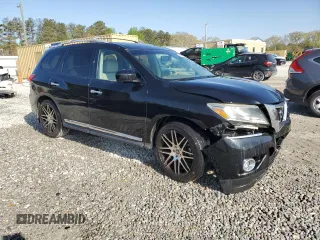 2014 Nissan Pathfinder SL with VIN 5N1AR2MN0EC685274, listed as a Copart auction lot 51070545 with 135,413 mi miles and Salvage Title. Bid and sale history available at DreamBid. Image 4.