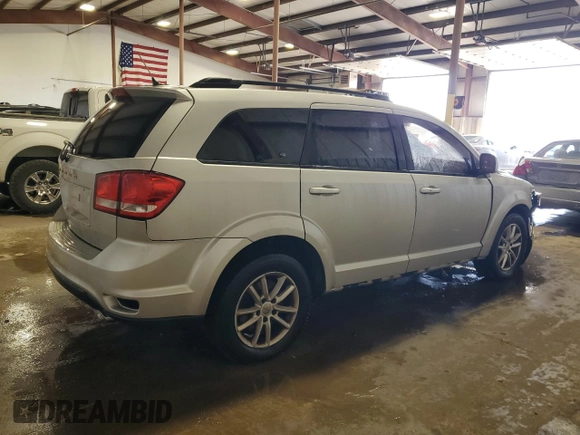 2013 Dodge Journey SXT with VIN 3C4PDCBG3DT699762, listed as a Copart auction lot 53712395 with 145,360 mi miles and Salvage Title. Bid and sale history available at carsss.com. Image 3.
