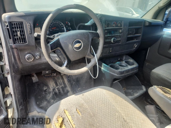 2010 Chevrolet Express Cargo with VIN 1GCZGFBG5A1132568, listed as a Copart auction lot 60449375 with 293,274 mi miles and Clean title. Bid and sale history available at DreamBid. Image 8.