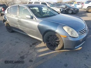 2006 Infiniti G35 with VIN JNKCV51E16M507057, listed as a Copart auction lot 48737395 with 215,468 mi miles and Salvage Title. Bid and sale history available at carsss.com. Image 4.