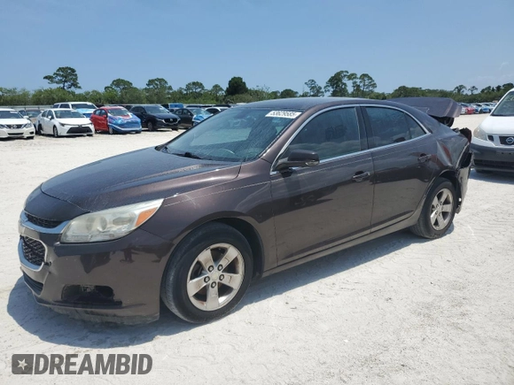 2015 Chevrolet Malibu LT with VIN 1G11C5SL1FF282440, listed as a Copart auction lot 53629585 with 86,566 mi miles and Salvage Title. Bid and sale history available at DreamBid. Image 1.