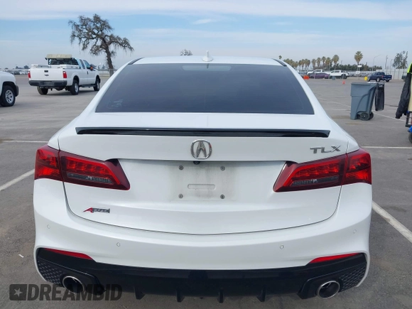 2019 Acura TLX w/A-Spec Pkg with VIN 19UUB1F60KA006344, listed as a IAAI auction lot 41429268 with 113,805 mi miles. Bid and sale history available at carsss.com. Image 16.