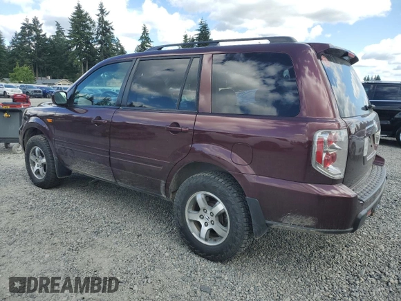 2008 Honda Pilot EX-L with VIN 5FNYF18578B022405, listed as a Copart auction lot 63423355 with 156,723 mi miles and Salvage title. Bid and sale history available at DreamBid. Image 2.