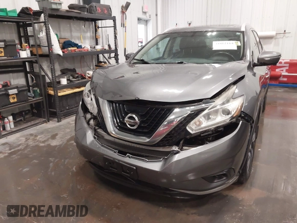 2015 Nissan Murano SL with VIN 5N1AZ2MH7FN253667, listed as a IAAI auction lot 41862164 with 159,993 mi miles and . Bid and sale history available at DreamBid. Image 6.