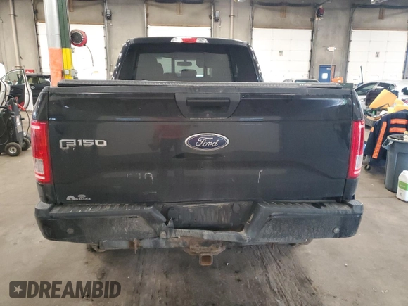 2015 Ford F-150 XLT with VIN 1FTEX1EP7FKF05432, listed as a Copart auction lot 60664805 with 165,509 mi miles and Salvage title. Bid and sale history available at DreamBid. Image 6.