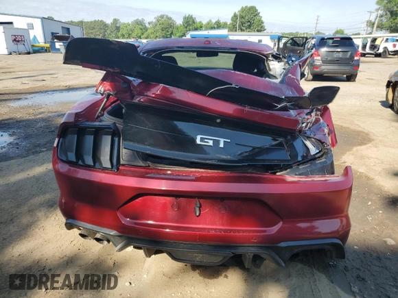 2019 Ford Mustang GT with VIN 1FA6P8CF0K5112877, listed as a Copart auction lot 59865955 with 85,527 mi miles and Salvage title. Bid and sale history available at DreamBid. Image 6.
