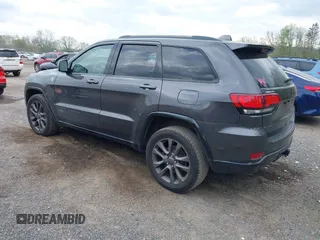 2016 Jeep Grand Cherokee Limited 75th Anniversary with VIN 1C4RJFBG6GC399099, listed as a IAAI auction lot 42148866 with 139,969 mi miles and . Bid and sale history available at DreamBid. Image 3.