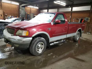 2002 Ford F-150 XL z VIN 1FTRF18W72NC00982, wystawiony jako Copart lot #86973274 z przebiegiem 91 617 mil mil oraz Czysty tytuł • Clean title. Historia ofert i sprzedaży dostępna na DreamBid. Obrazek 1.