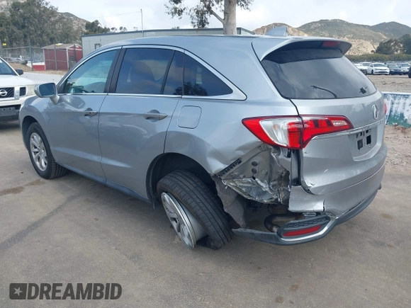 2017 Acura RDX with VIN 5J8TB3H32HL019765, listed as a IAAI auction lot 41935355 with 128,704 mi miles. Bid and sale history available at carsss.com. Image 3.