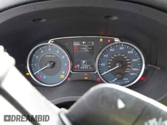 2015 Subaru XV Crosstrek Limited with VIN JF2GPAMC5F8310080, listed as a IAAI auction lot 41706928 with 115,629 mi miles. Bid and sale history available at carsss.com. Image 7.