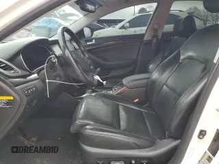2014 Kia Cadenza Premium with VIN KNALN4D71E5127649, listed as a Copart auction lot 45116745 with 130,680 mi miles and Salvage Title. Bid and sale history available at DreamBid. Image 7.