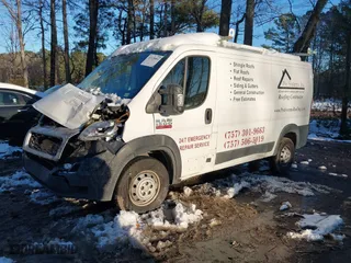2019 Ram ProMaster Cargo Van with VIN 3C6TRVAGXKE506755, listed as a IAAI auction lot 41628084 with 79,643 mi miles. Bid and sale history available at carsss.com. Image 17.