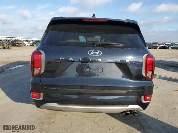 2021 Hyundai Palisade Limited with VIN KM8R54HE0MU211192, listed as a Copart auction lot 46872705 with 33,592 mi miles and Salvage Title. Bid and sale history available at carsss.com. Image 6.