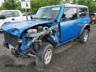 2023 Ford Bronco with VIN 1FMDE5AH5PLB24970, listed as a Copart auction lot 78403864 with 6,449 mi miles and Salvage Title. Bid and sale history available at carsss.com. Image 1.