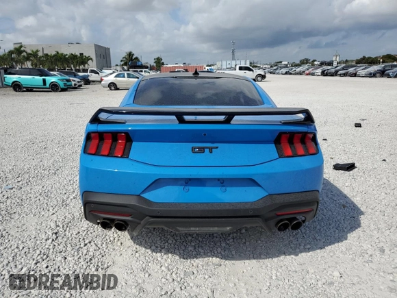 2024 Ford Mustang GT with VIN 1FA6P8CF7R5433731, listed as a Copart auction lot 45878835 with Not provided miles and Non repairable. Bid and sale history available at DreamBid. Image 6.