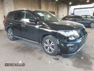 2018 Nissan Pathfinder SV z VIN 5N1DR2MM0JC624313, wystawiony jako IAAI lot #41342560 z przebiegiem 114 251 mil mil oraz . Historia ofert i sprzedaży dostępna na DreamBid. Obrazek 1.