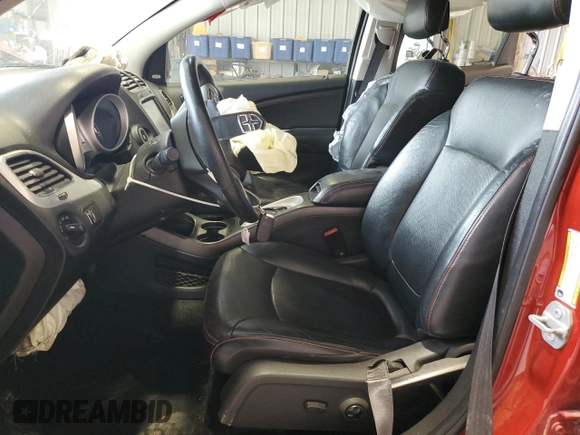 2017 Dodge Journey GT with VIN 3C4PDDEGXHT610387, listed as a Copart auction lot 49231325 with 93,383 mi miles and Salvage Title. Bid and sale history available at DreamBid. Image 7.