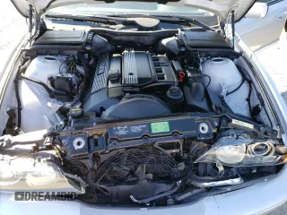 2002 BMW 5 Series 530iA with VIN WBADT63452CH97129, listed as a Copart auction lot 73349124 with 64,431 mi miles and Salvage Title. Bid and sale history available at carsss.com. Image 11.