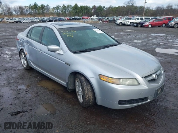 2004 Acura TL with VIN 19UUA66214A048179, listed as a IAAI auction lot 41967145 with 176,953 mi miles. Bid and sale history available at carsss.com. Image 1.