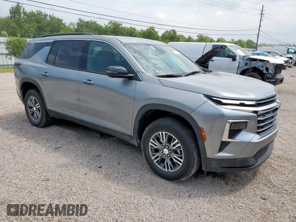 2024 Chevrolet Traverse AWD LT with VIN 1GNEVGKS0RJ162613, listed as a Copart auction lot 56559855 with 20,672 mi miles and Salvage title. Bid and sale history available at DreamBid. Image 4.