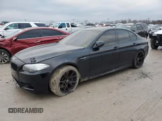 2014 BMW M5 with VIN WBSFV9C59ED097862, listed as a Copart auction lot 85719684 with 0 mi miles and Salvage Title. Bid and sale history available at carsss.com. Image 1.