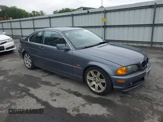 2001 BMW 3 Series 325Ci z VIN WBABN33461JW48543, wystawiony jako Copart lot #58722205 z przebiegiem 188 213 mil mil oraz Szkoda całkowita • Salvage title. Historia ofert i sprzedaży dostępna na DreamBid. Obrazek 4.