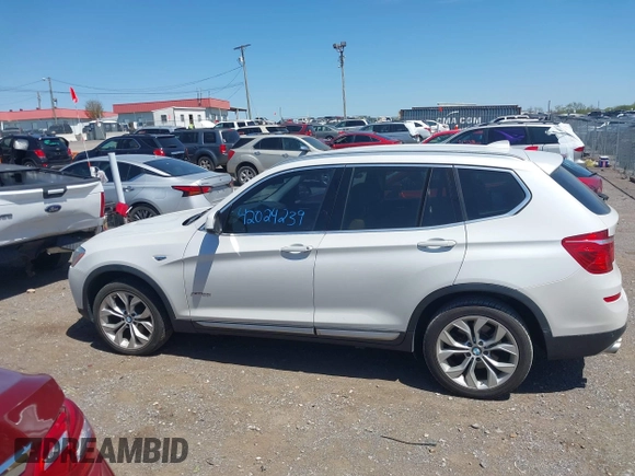 2017 BMW X3 xDrive28i with VIN 5UXWX9C56H0D99107, listed as a IAAI auction lot 42024239 with 152,396 mi miles and . Bid and sale history available at DreamBid. Image 14.