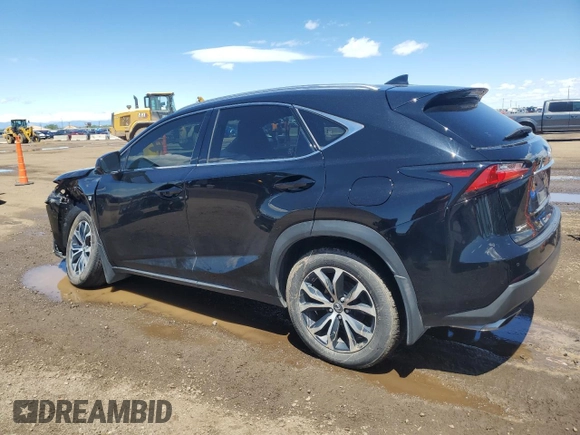 2017 Lexus NX 200t with VIN JTJBARBZ6H2132909, listed as a Copart auction lot 57345325 with 84,294 mi miles and Salvage title. Bid and sale history available at DreamBid. Image 2.