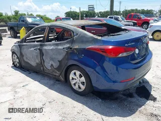 2016 Hyundai Elantra SE with VIN 5NPDH4AEXGH753186, listed as a IAAI auction lot 42487320 with Not provided miles and . Bid and sale history available at DreamBid. Image 3.