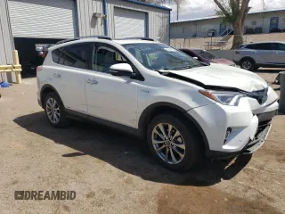 2017 Toyota RAV4 Hybrid Limited with VIN JTMDJREV5HD124597, listed as a Copart auction lot 52014275 with 32,136 mi miles and Salvage Title. Bid and sale history available at carsss.com. Image 4.