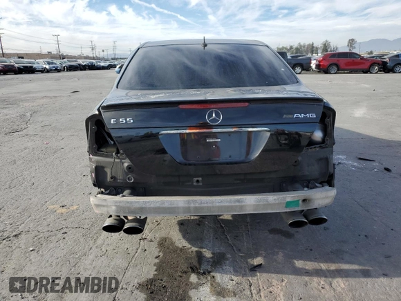 2005 Mercedes-Benz E-Class 5.5L AMG with VIN WDBUF76J05A781904, listed as a Copart auction lot 43762835 with 107,810 mi miles and Salvage Title. Bid and sale history available at carsss.com. Image 6.