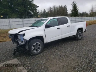 2021 Chevrolet Colorado 4WD Z71 with VIN 1GCGTDEN5M1107059, listed as a Copart auction lot 46185225 with 71,987 mi miles and Salvage Title. Bid and sale history available at carsss.com. Image 1.